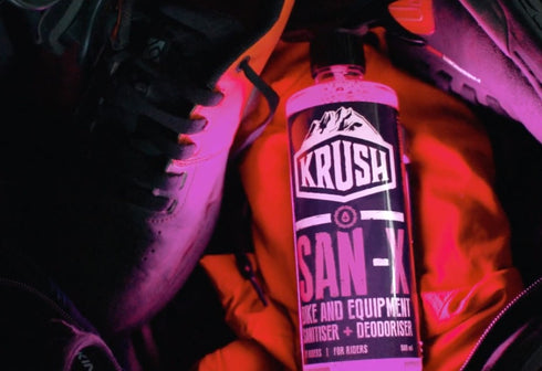 Krush San-X Bike & Equipment Sanitizer / Deodoriser 500ml